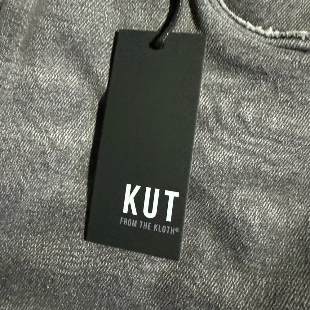 Kut From The Kloth Jane High Rise Jean Shorts in Brimming Gray Size 18 New